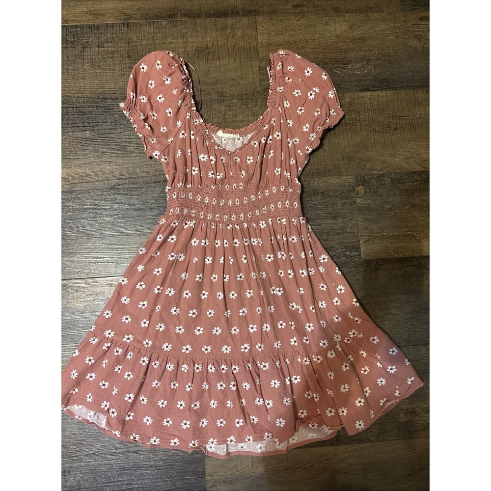 Altr'd State Floral Dress Medium Summer Pink Flowers Mini Dress Flowy